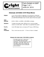 Wright Parts Bulletin No 8 Eliminate Wheel motor