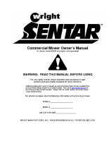 Wright Sentar Serial No 26980 and Higher Operator Manual