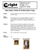 Wright Service Bulletin No 73 New Hydro Tanks and Vented Caps