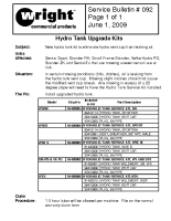 Wright Service Bulletin No 92 Hydro Tank Upgrade Kits
