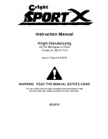 Wright Sport X Serial No 54956 and Higher Operator Manual