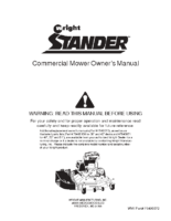 Wright Small Frame Stander Owners Manual – Serial Number 00000 to 17124