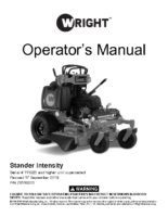 Wright Stander I Operators Manual – Serial Number 111825 to 114017